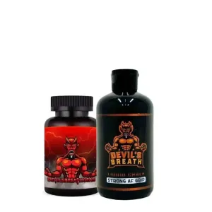 1 Devil's Breath Gear Smelling Salts and 250ml Liquid Chalk