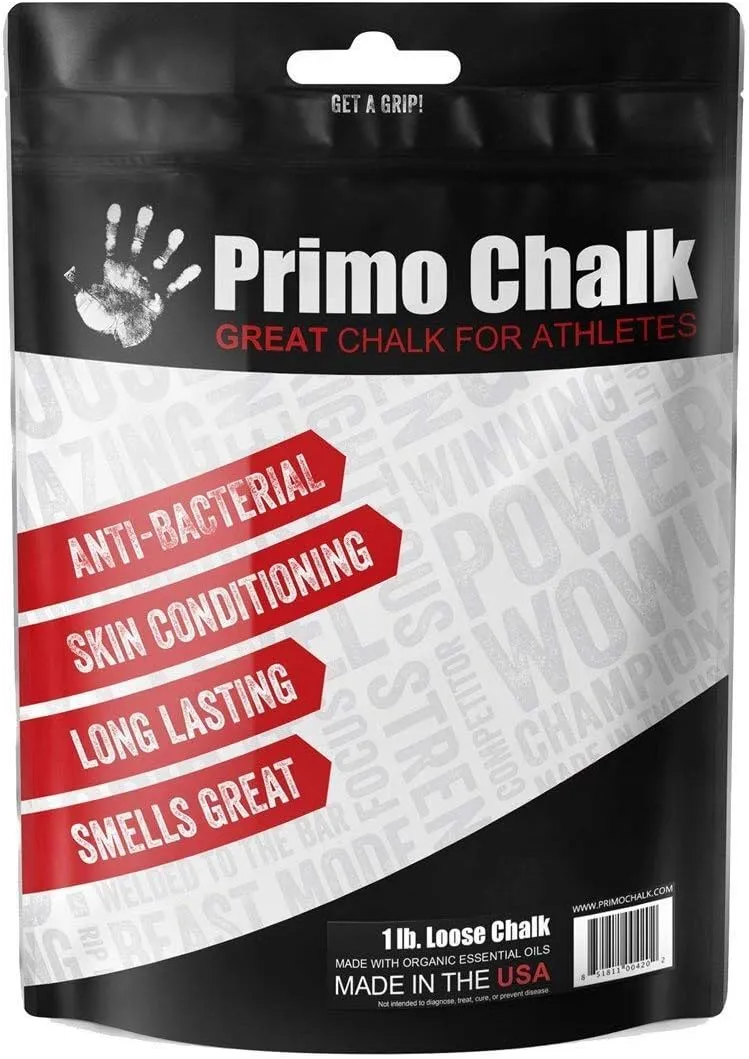 1 lbs. Loose Chalk Bag Used for Various Activities - Lifting, Rock Climbing, & Wrestling. Boosts Grip Strength. Protecting Against Skin tears & calluses. Absorbs Moisture from Your Hands.