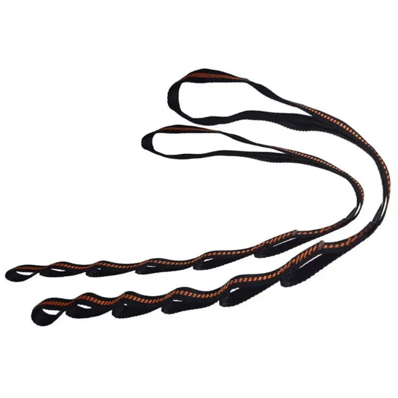 100*2.5cm Swing Hammock Extension Belt Daisy Chain Rope High Strength Safety Hammock Tree Rope Yoga Straps