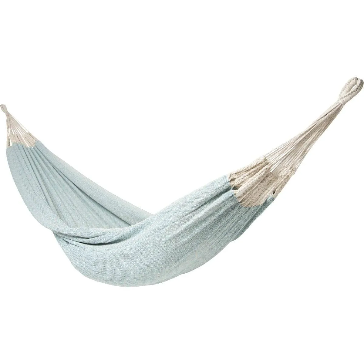 10ft Black Universal Steel Hammock Stand & Authentic Double Clasico Hammock in Beau Blue