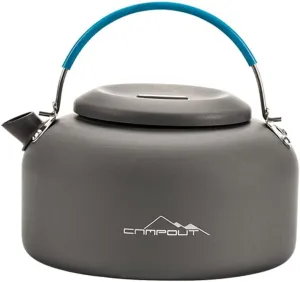 1.4L Camping Kettle Aluminum Tea Pot Kettle Compact Weight Coffee Pot for Camping Hiking Backpacking