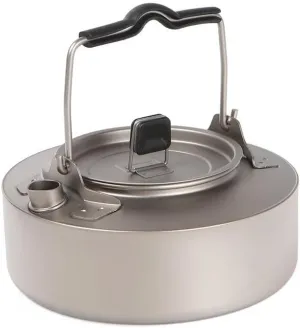 1PC 800ML Pure Titanium Kettle Outdoor Portable Coffee Pot