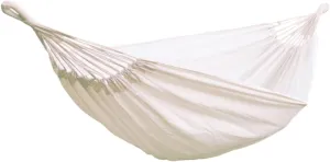 1pc Canvas Hammock for Outdoor Relaxation Lightweight Comfortable Swing Hammock with Binding Rope for Camping Hiking and Travel Activities