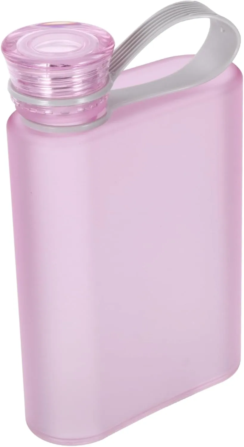 1Pc Frosted Portable Water Bottle Leakproof Fitness Kettle Ergonomic Design for Outdoor Travel Durable Reusable Plastic for Gym Sports and Daily Use