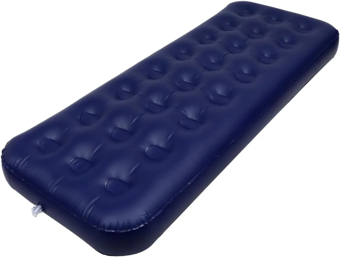 1pc Inflatable Camping Cushion Portable Foldable Air Mattress for Outdoor Use and Heat Insulating Design Compact Sleeping Mat for Beach and Hiking Adventures