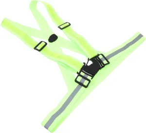 1set Reflective Vest for Night Running Adjustable High Visibility Gear for Hiking Cycling and Mountain Climbing and Portable Safety Belt for Men and Women