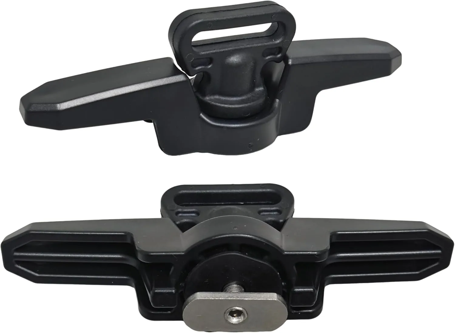 2025 Upgrade Kayak Track Mount Vertical Tie Downs Anchor Cleat - for Kayak Gear Tracks Fastened Cooler and Kayak Fishing Accessories, Kayak Rail Mount Line Straps tie Down T Bolts Kit (2 Pack)