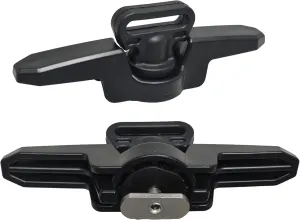 2025 Upgrade Kayak Track Mount Vertical Tie Downs Anchor Cleat - for Kayak Gear Tracks Fastened Cooler and Kayak Fishing Accessories, Kayak Rail Mount Line Straps tie Down T Bolts Kit (2 Pack)