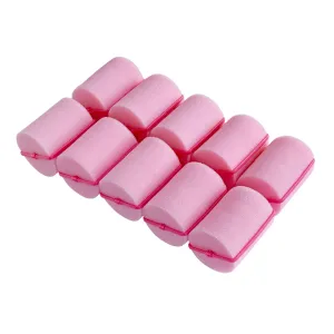 24 Pieces Foam Sponge Hair Rollers - Soft Sleeping Hair Curlers for Hair Styling (2inch, Pink)