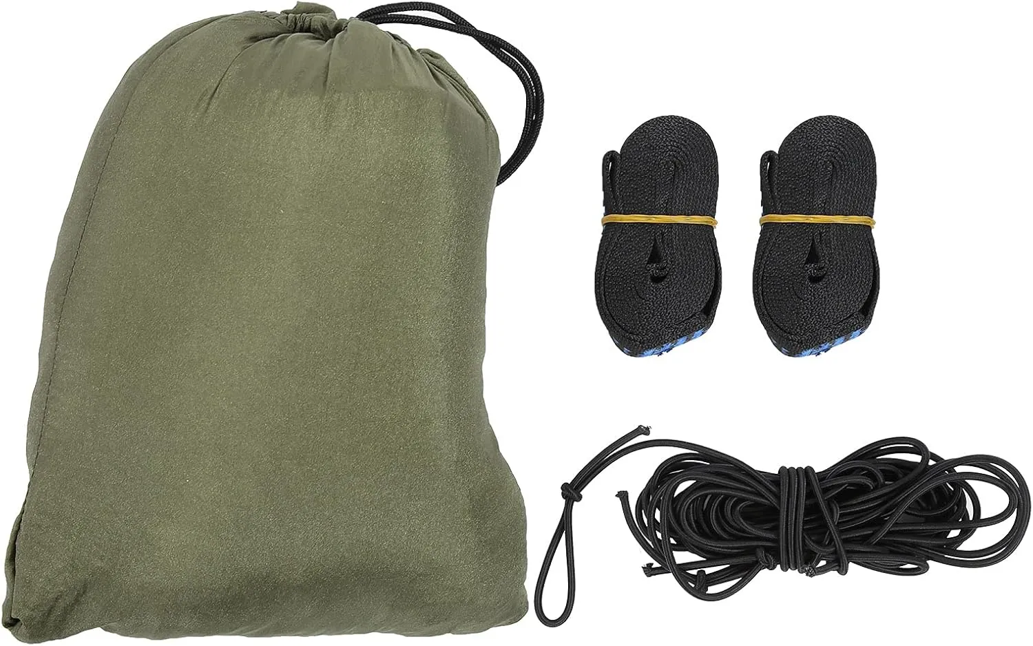 280x140cm Anti Mosquito Camping Hammock, Outdoor Nylon Fabric with Mosquito Net, Lightweight and Sturdy for Camping and Garden Leisure, Includes Storage Bag and Ropes