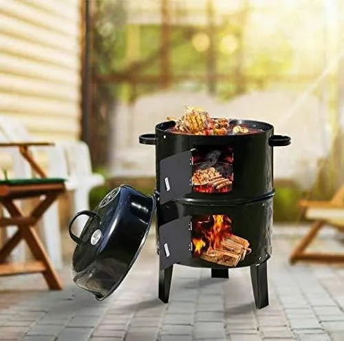 3-in-1 Barbeque Grill – Anti-Rust, Anti-Deformation & Scratch-Resistant