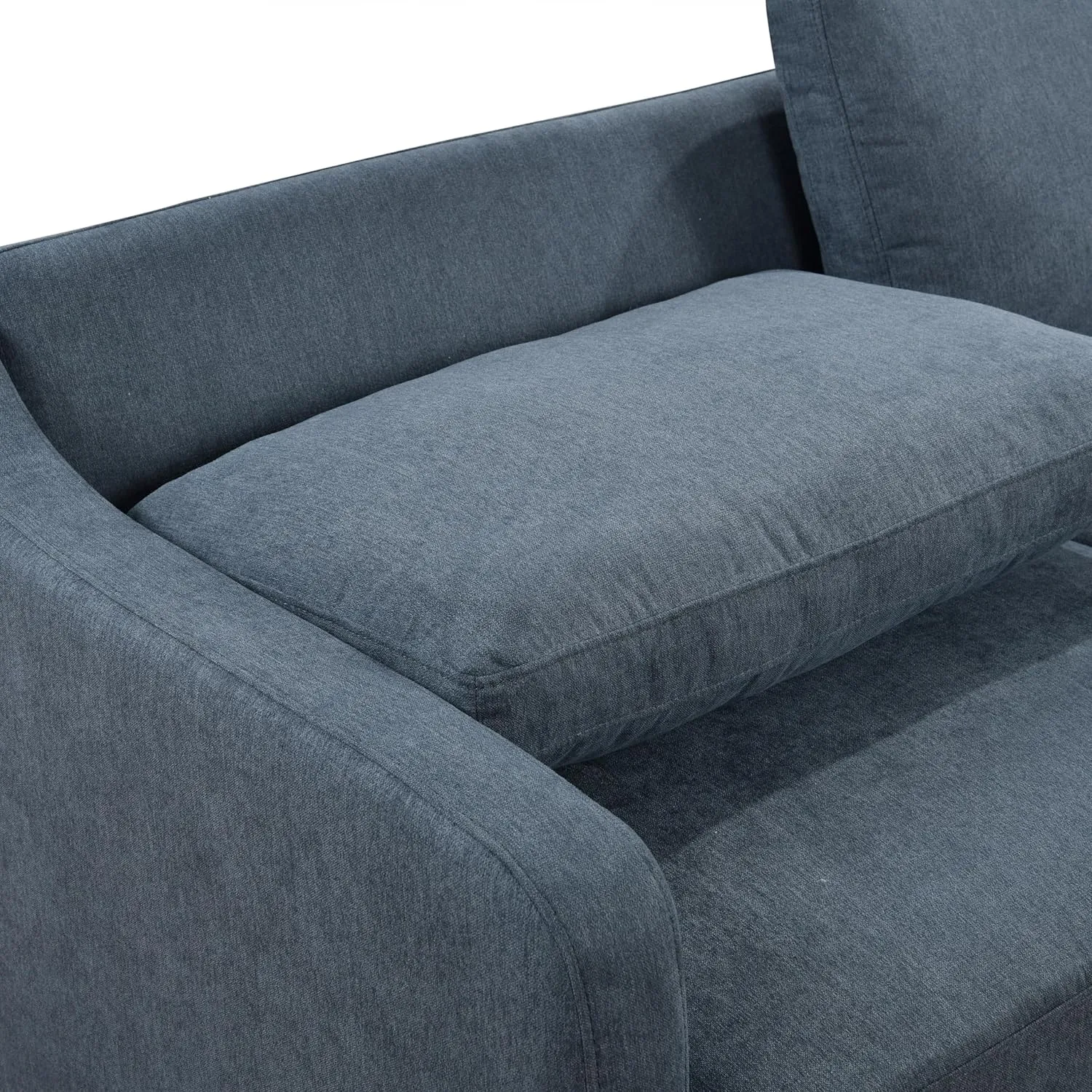 3 in 1 Queen Convertible Loveseat Sofa Bed with Pull Out Sleeper Couch Bed and Reclining Backrest ,Modern Love Seat Sleeper Sofabed Lounge Sleeper Chaise Daybed for Home Apartment Office Living Room