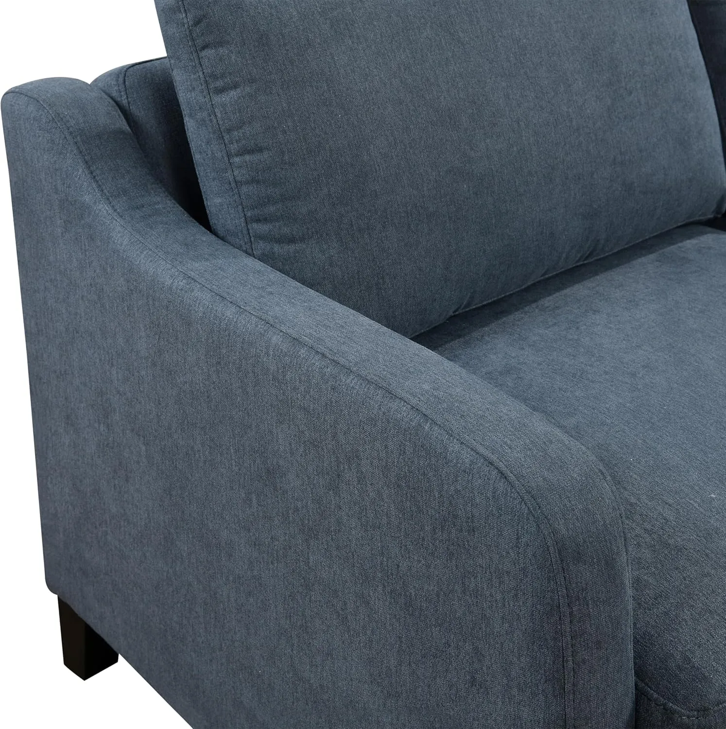 3 in 1 Queen Convertible Loveseat Sofa Bed with Pull Out Sleeper Couch Bed and Reclining Backrest ,Modern Love Seat Sleeper Sofabed Lounge Sleeper Chaise Daybed for Home Apartment Office Living Room