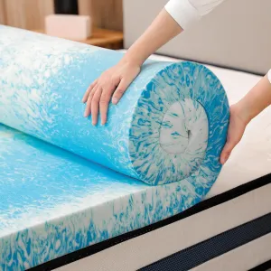 3 Inch King Size Memory Foam Mattress Topper, Cooling Gel Infusion Bed Topper Pad for Firm Mattress (78" x 80")