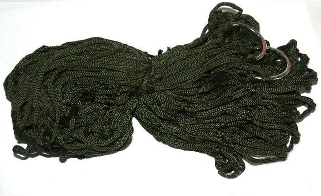 31"* 102" Portable Outdoor Sport Camping Travel Beach Backpacking Nylon Lightweight Hammock(4 Colors) (Army Green)