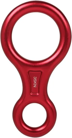 35kn Climbing Gear Downhill Descender Rappel Ring 8 Word Rope Rappelling Device 2 Units
