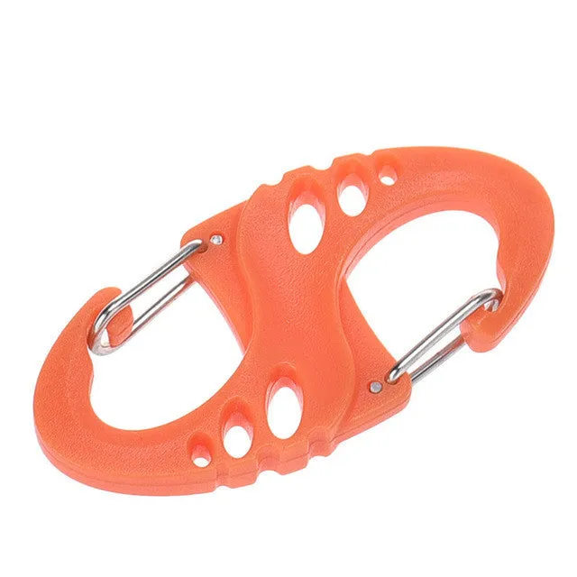 4 Colors Camping Mountaineer Kettle Buckle Hanging Hook Backpack Tactical Survival Buckle Outdoor Camping Accessories