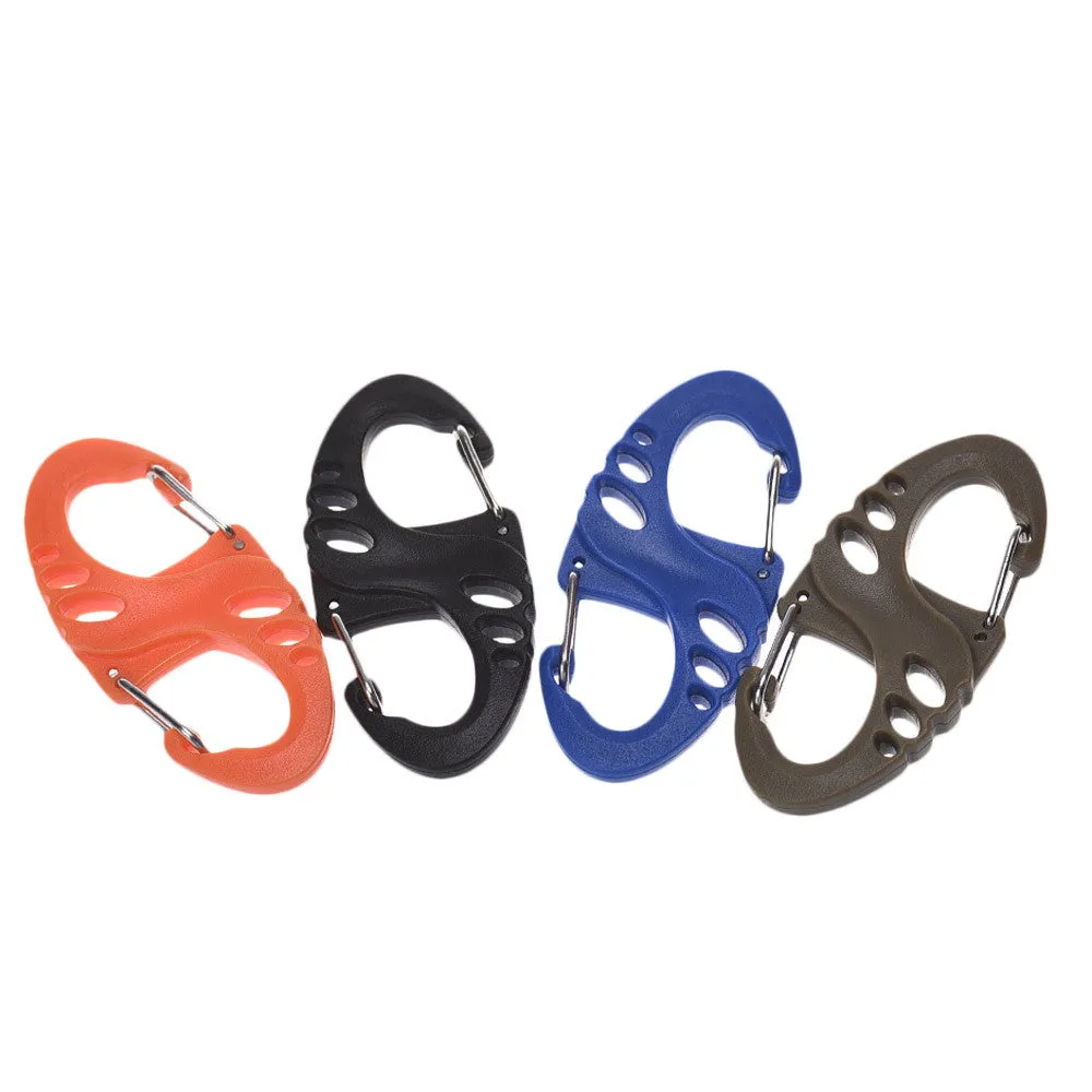 4 Colors Camping Mountaineer Kettle Buckle Hanging Hook Backpack Tactical Survival Buckle Outdoor Camping Accessories