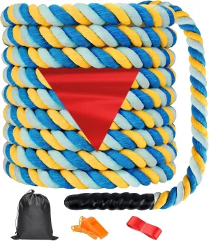 40FT Field Day Tug of War Rope for Kids and Adults, Outdoor Lawn Yard Family Birthday Party Games, Outside Backyard Camping Picnic Games, Backyard Carnival Games Fun for Team Building Activities