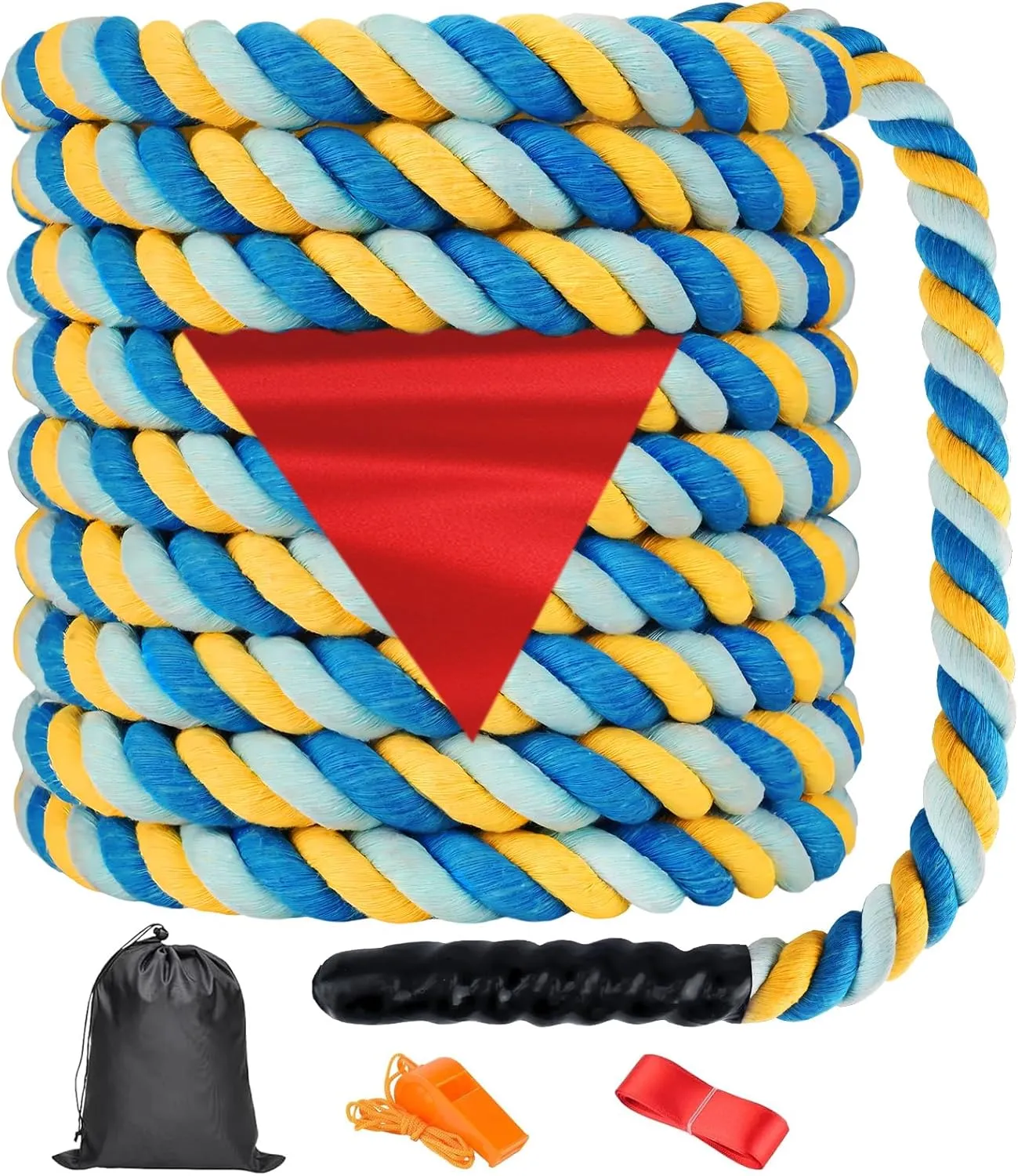 40FT Field Day Tug of War Rope for Kids and Adults, Outdoor Lawn Yard Family Birthday Party Games, Outside Backyard Camping Picnic Games, Backyard Carnival Games Fun for Team Building Activities