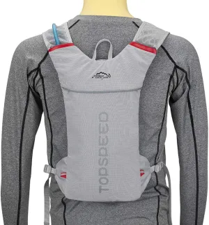 5L Outdoor Sports Backpack Ultralight Bicycle Hydration Pack with Light Reflection Strips for Cycling Hiking Running Biking Travelling - 2L BPA Free Water Bladder Included