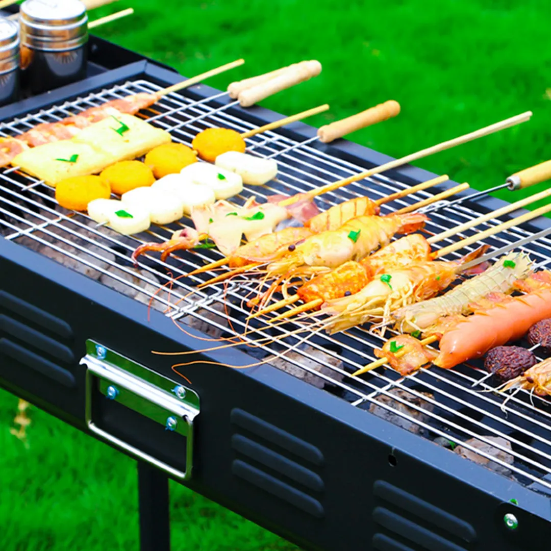 72cm Portable Foldable Thick Charcoal Grill