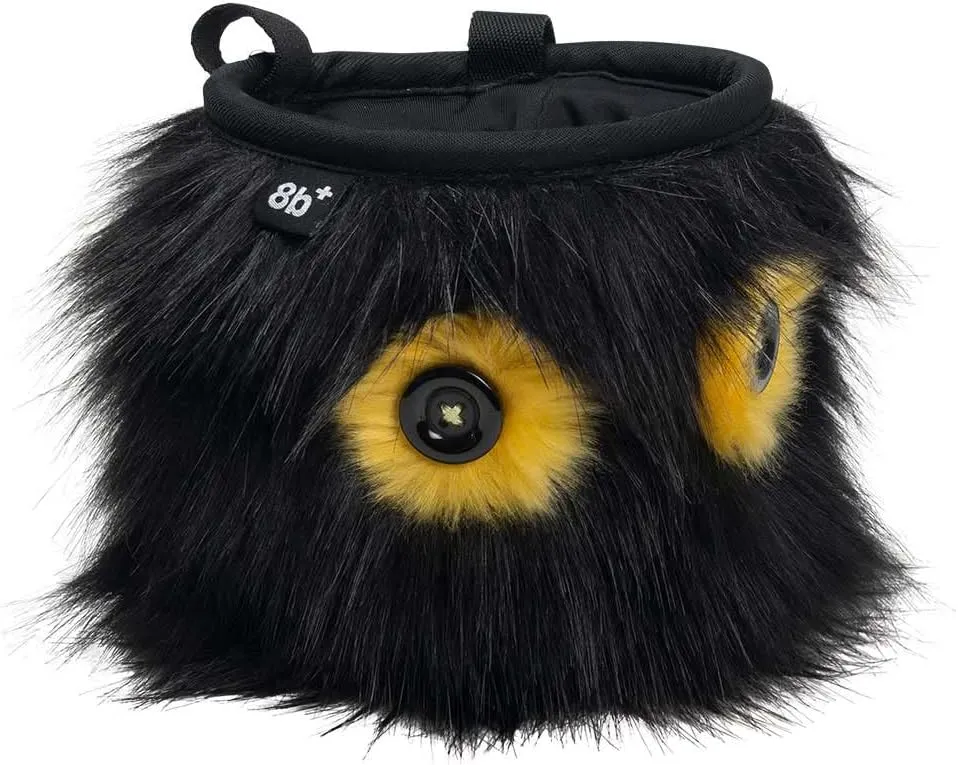 8BPLUS Chalk Bag for Climbing, Bouldering, Belt and Giftbox Included - Wide Opening - Brush Holders, for Left & Right Handers
