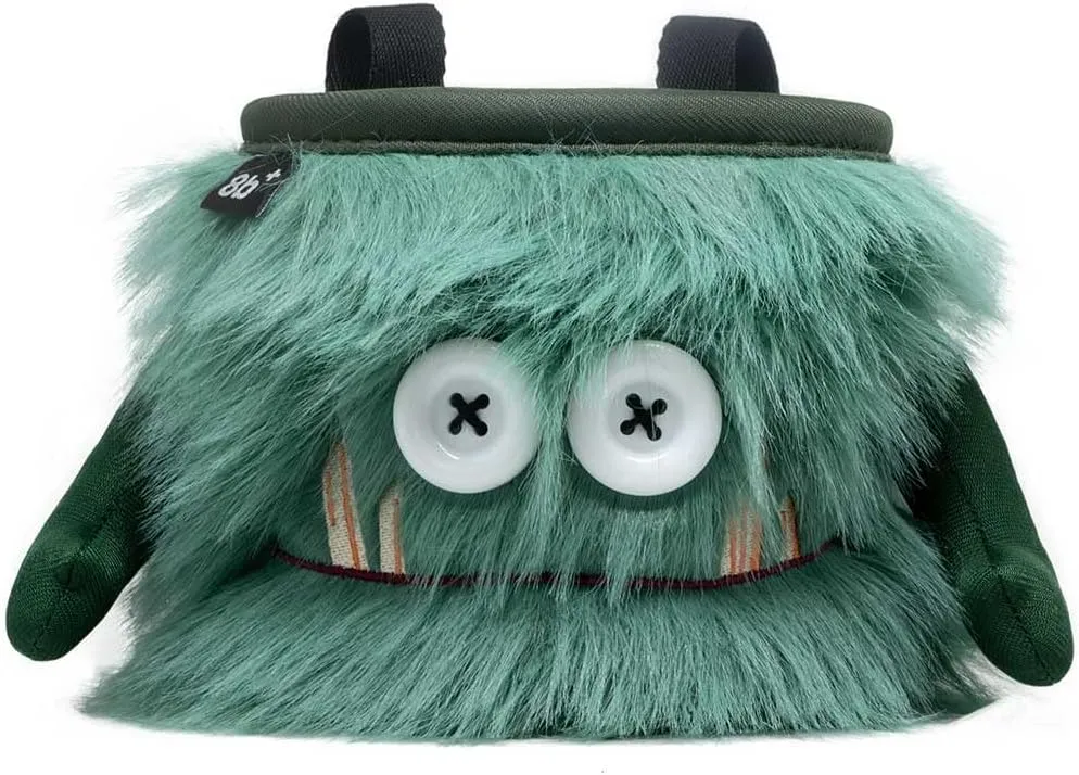 8BPLUS Chalk Bag for Climbing, Bouldering, Belt and Giftbox Included - Wide Opening - Brush Holders, for Left & Right Handers