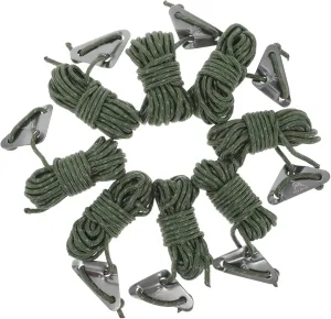 8pcs Camping Gear Rope Thick Reflective Tent Wind Protection Cord for Outdoor Activities Hiking and Mountaineering for Securing Tarps and Tents Strong Winds