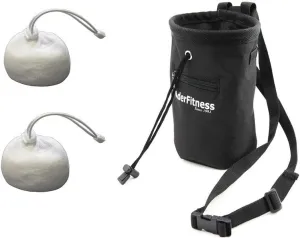 Ader Sporting Goods Refillable Gym Chalk Ball & Chalk Bag- Climbing, Lifting Weight, Gymnastics and Workout