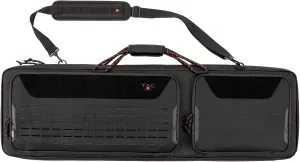 Allen Company Tac-Six 42" Lockable Squad Tactical Gun Case, Laser Cut Molle Front, Coyote