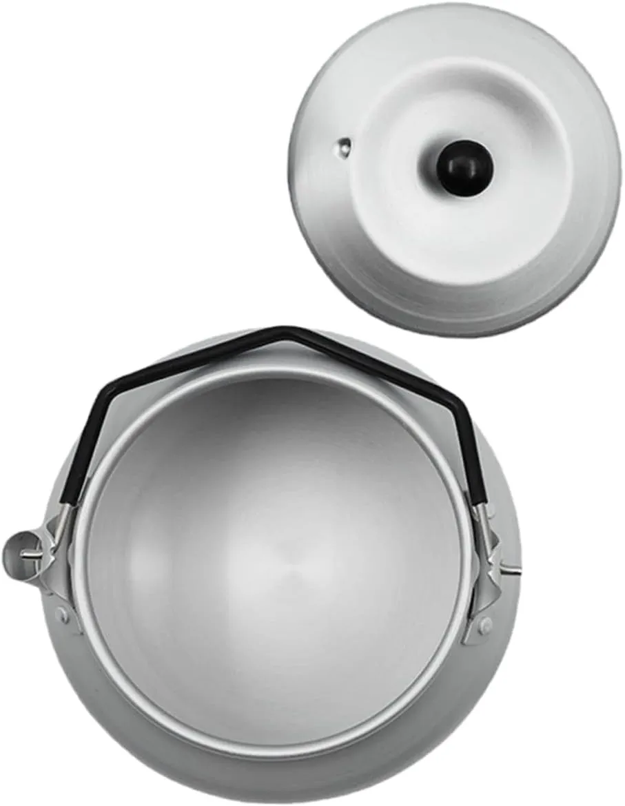 Alloy Camp Kettle Portable Water Boiling Pot Large Mouth for Easy Filling