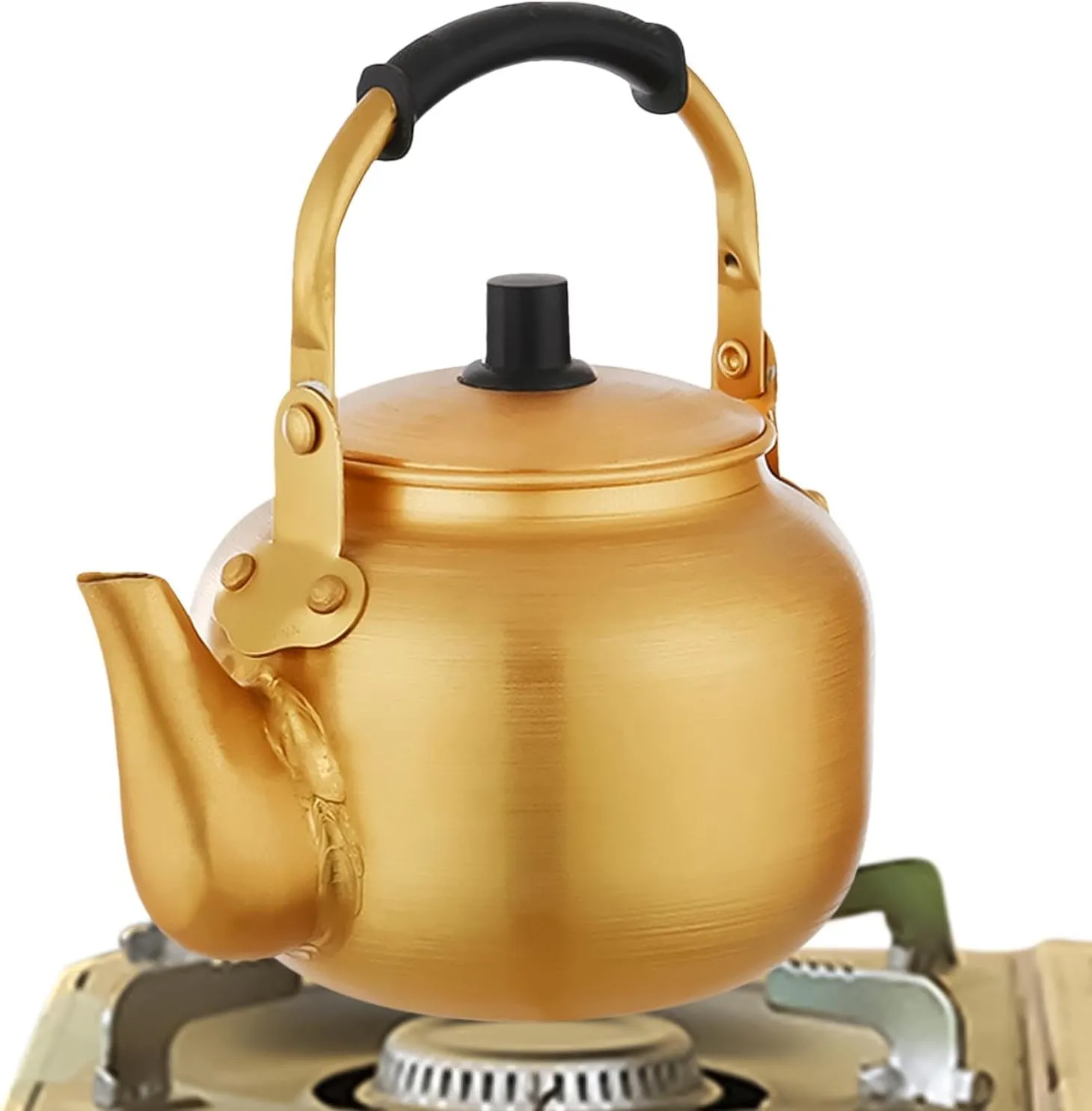Aluminum Kettle, Campfire Coffee Pot, Tea Maker for Hiking, Portable Aluminum Teapot, Open Fire Water Boiler, Hiking Kettle, Picnic Teapot, Travel Coffee Maker, Campfire Tea Pot, Aluminum Camping Kett