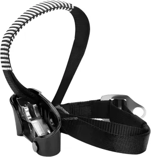 Aluminum Magnesium Alloy Left Foot Ascender for Rock Climbing, Mountaineering Gear for 8-12Mm Ropes, 330 Lbs Limit