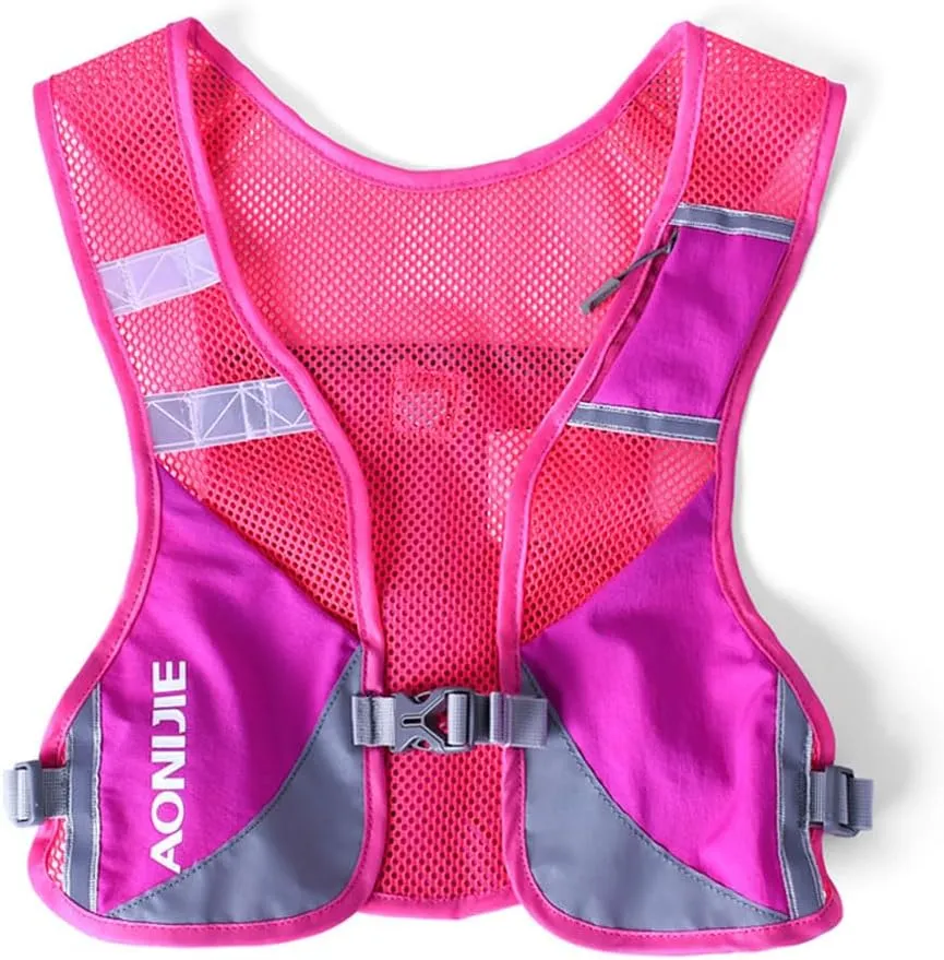 AONIJIE Reflective Running Vest Marathon Running Vest Pack Breathable for Hiking Camping Cycling Race
