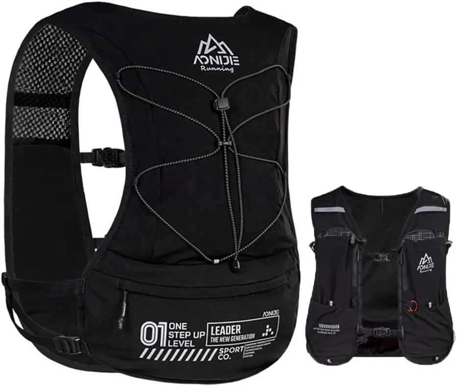 AONIJIE Running Hydration Vest Backpack 5L Marathon Race Cycling Hiking Climbing Trail Running Essentials for Women Men