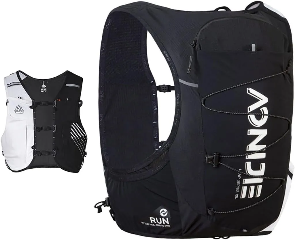 AONIJIE Running Hydration Vest Lightweight & Large Capacity Running Vest for Women Men, Hydration Running Backpack Fits 6.8" Phones
