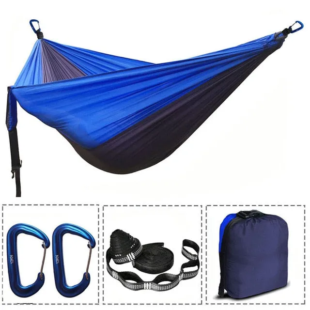 Assorted Color Parachute Nylon Hammock