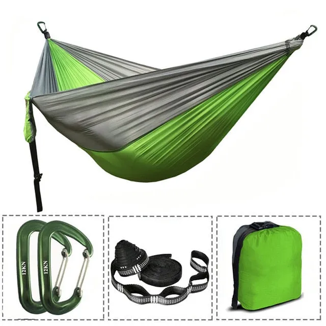 Assorted Color Parachute Nylon Hammock
