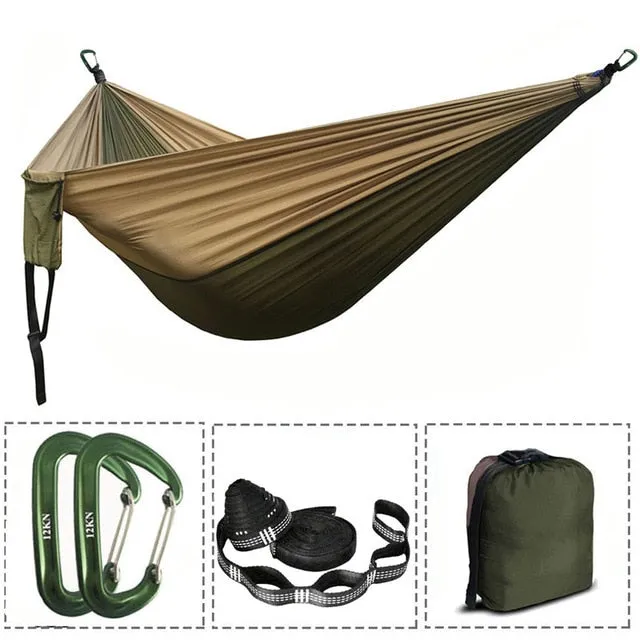 Assorted Color Parachute Nylon Hammock