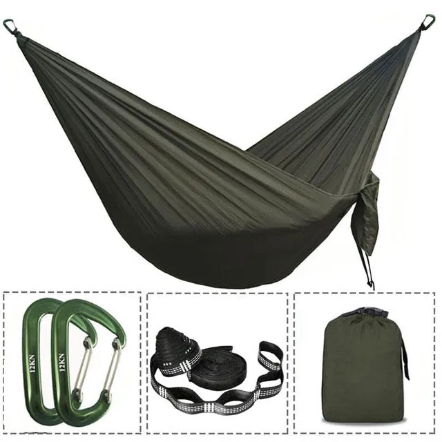 Assorted Color Parachute Nylon Hammock