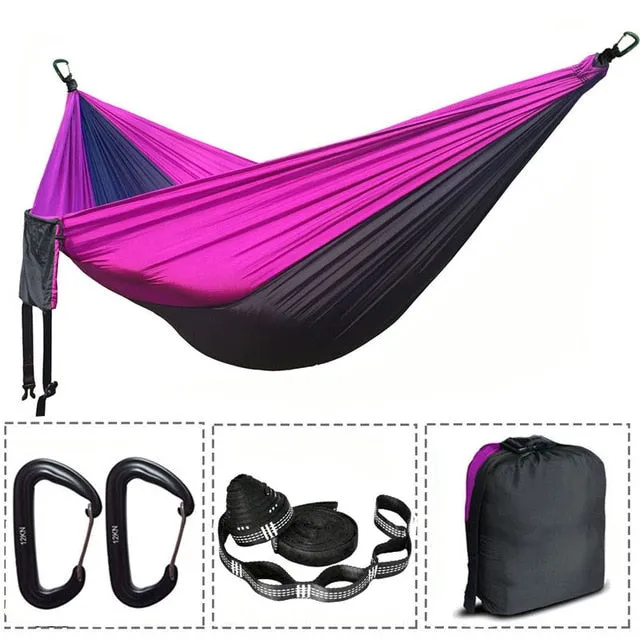 Assorted Color Parachute Nylon Hammock