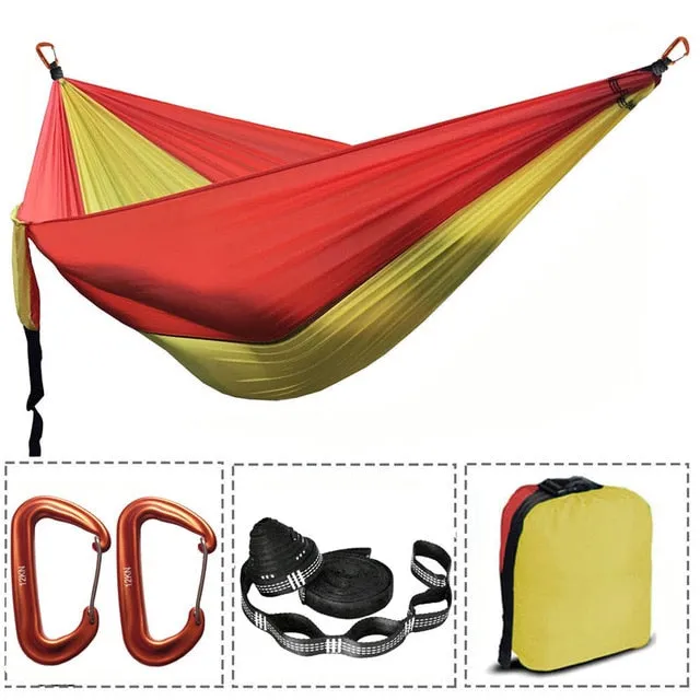 Assorted Color Parachute Nylon Hammock