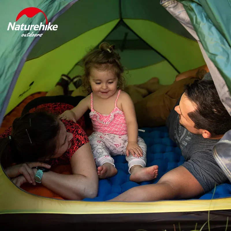 Authentic Naturehike Backpacking Sleeping Pad - Durable Inflatable Camping Mat with Insulation and Carrying Bag
