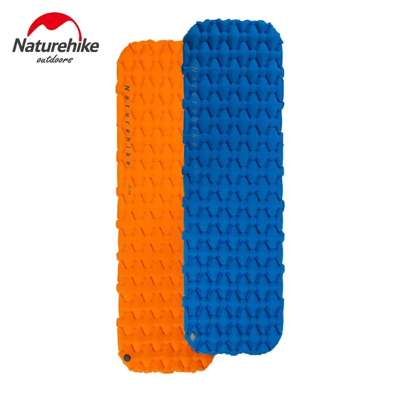 Authentic Naturehike Backpacking Sleeping Pad - Durable Inflatable Camping Mat with Insulation and Carrying Bag