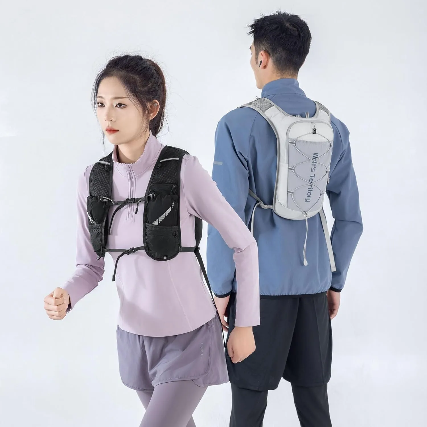 Azarxis Hiking Hydration Pack Running Backpack Daypack Vest with 5L Water Bladder for Women Men Cycling Biking Trail Race