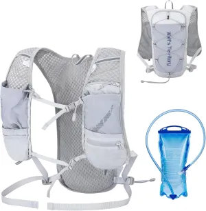 Azarxis Hiking Hydration Pack Running Backpack Daypack Vest with 5L Water Bladder for Women Men Cycling Biking Trail Race