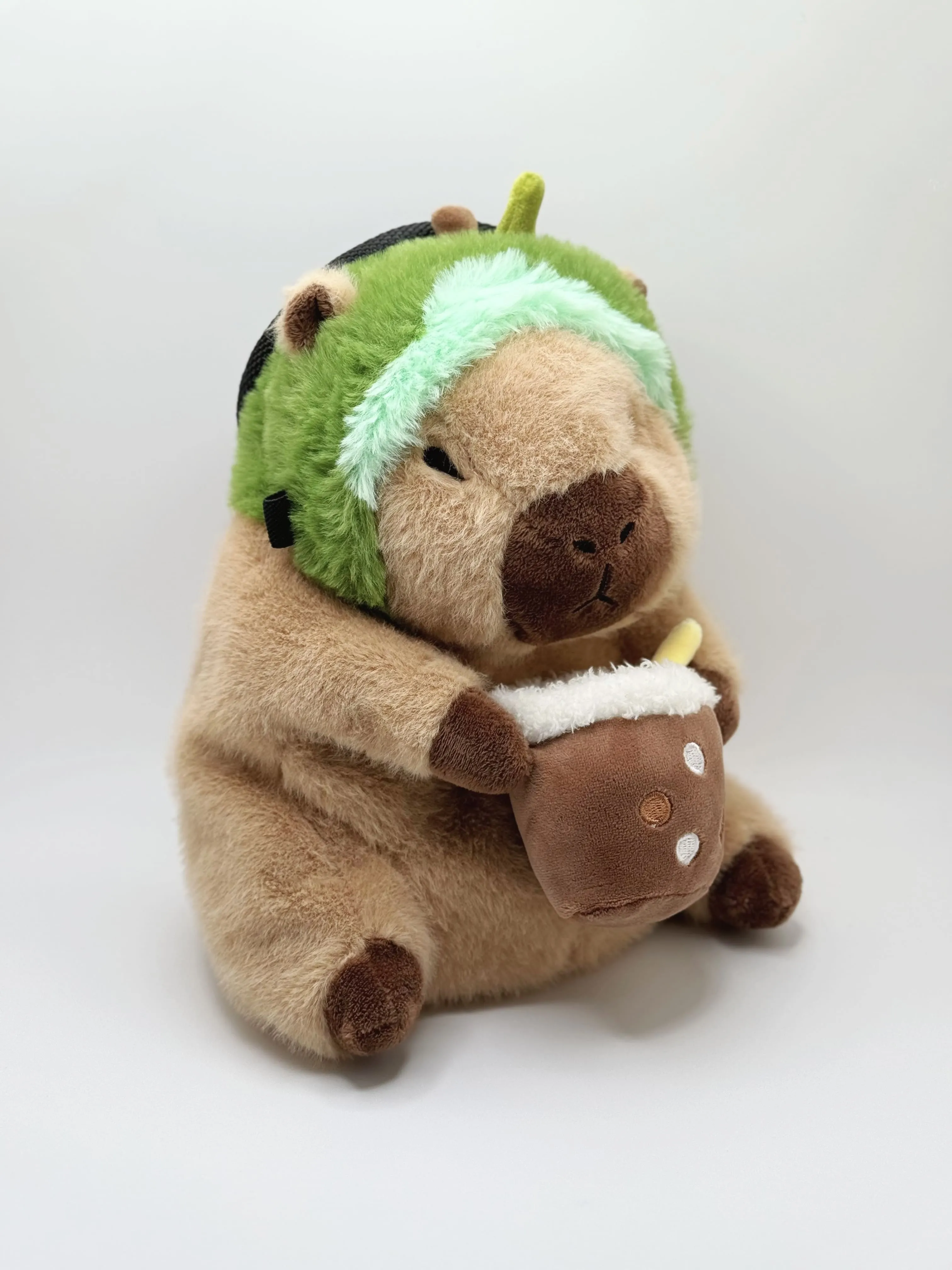 Baby Capybara with Avocado Boba Chalk Bag