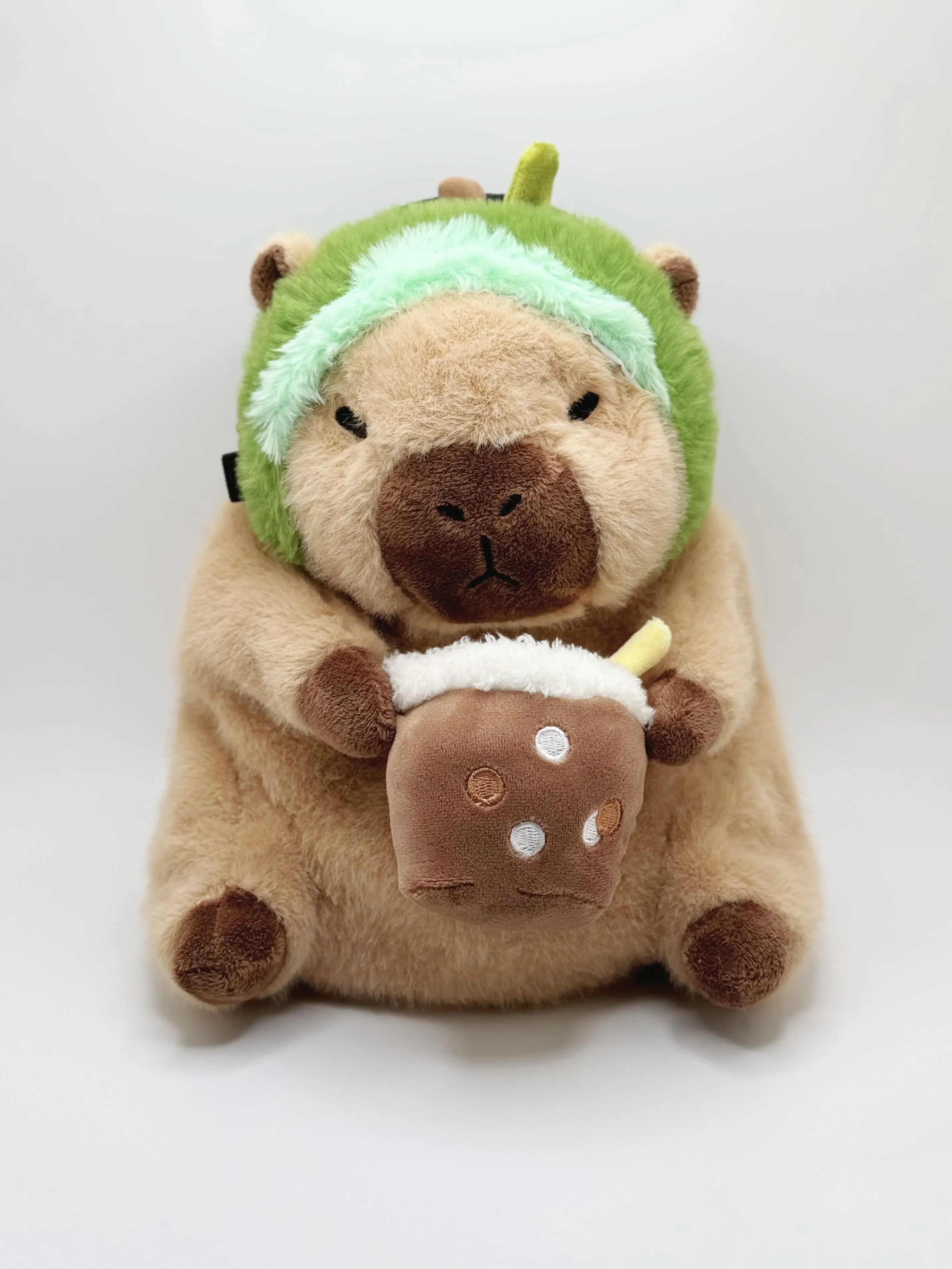 Baby Capybara with Avocado Boba Chalk Bag