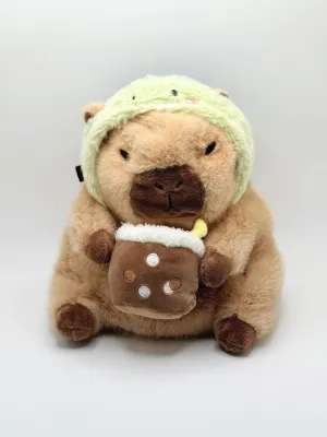 Baby Capybara with Dinosaur Boba Chalk Bag